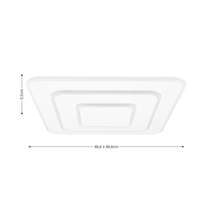 Brilagi - LED reguliuojamas lubų šviestuvas MODERN LED/72W/230V 2700-6500K 46,6x46,6 cm + nuotolinio valdymo pultas