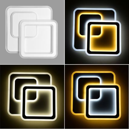 Brilagi - LED reguliuojamas lubų šviestuvas MODERN LED/80W/230V 2700-6500K 52,5x52,5 cm + nuotolinio valdymo pultas