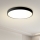 Brilagi - LED Reguliuojamas lubų šviestuvas POOL LED/60W/230V 3000-6000K Ø 60 cm juodas + nuotolinio valdymo pultelis