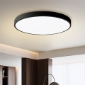Brilagi - LED reguliuojamas lubų šviestuvas POOL SMART LED/100W/230V 3000-6000K 80 cm Wi-Fi Tuya juodas + nuotolinio valdymo pultas