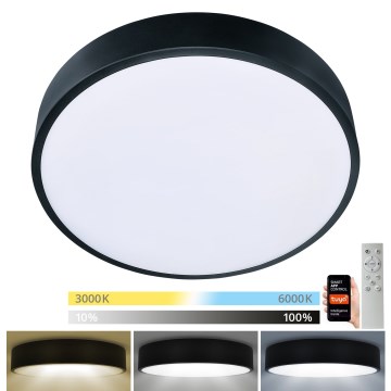 Brilagi - LED reguliuojamas lubų šviestuvas POOL SMART LED/48W/230V 40 cm 3000-6000K Wi-Fi Tuya + nuotolinio valdymo pultas juodas