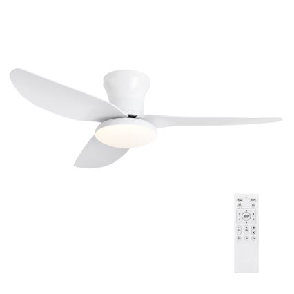 Brilagi - dimeriuojamas LED lubų ventiliatorius LED/30W/230V 3000-6500K balta + nuotolinis valdymas