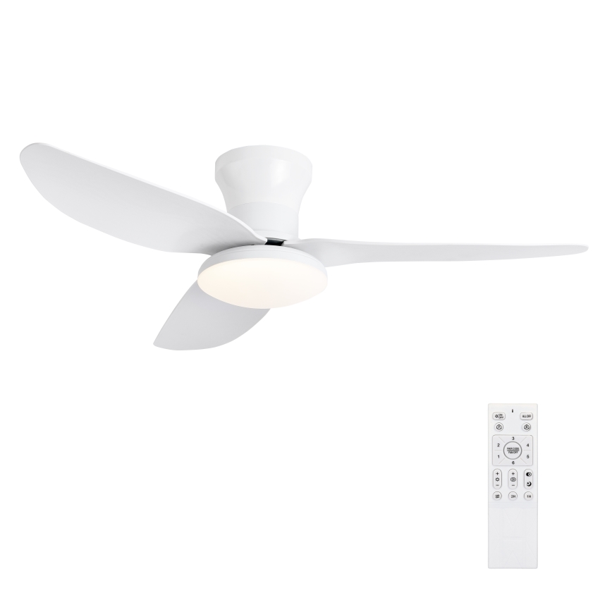 Brilagi - dimeriuojamas LED lubų ventiliatorius LED/30W/230V 3000-6500K balta + nuotolinis valdymas