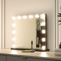 Brilagi - LED reguliuojamas makiažo veidrodis HOLLYWOOD LED/15W/230V 3000/4000/6500K