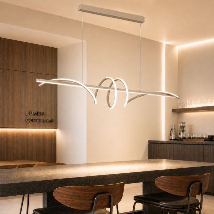 BRILAGI - LED pritemdomas liustras ant laido SIGNATURE LED/50W/230V 3000-6000K 120 cm smėlio spalvos + nuotolinis valdymas