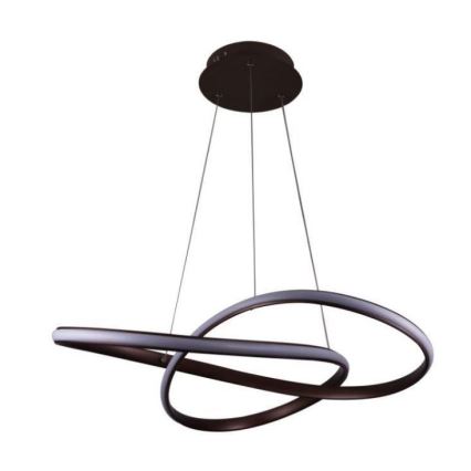 Brilagi - LED Reguliuojamas pakabinamas sietynas COSMOWAVE LED/70W/230V 3000-6500K ruda + nuotolinio valdymo pultas