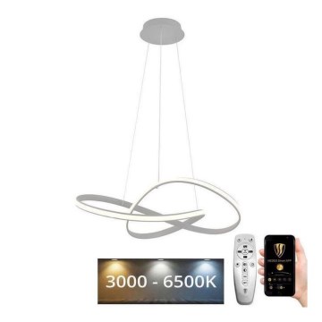Brilagi - LED Reguliuojamas pakabinamas sietynas COSMOWAVE LED/70W/230V 3000-6500K sidabras + nuotolinio valdymo pultas