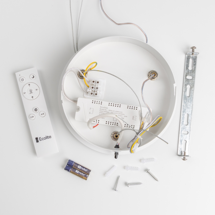 Brilagi - LED Reguliuojamas pakabinamas sietynas LED/40W/230V 3000-6500K baltas + valdymo pultas