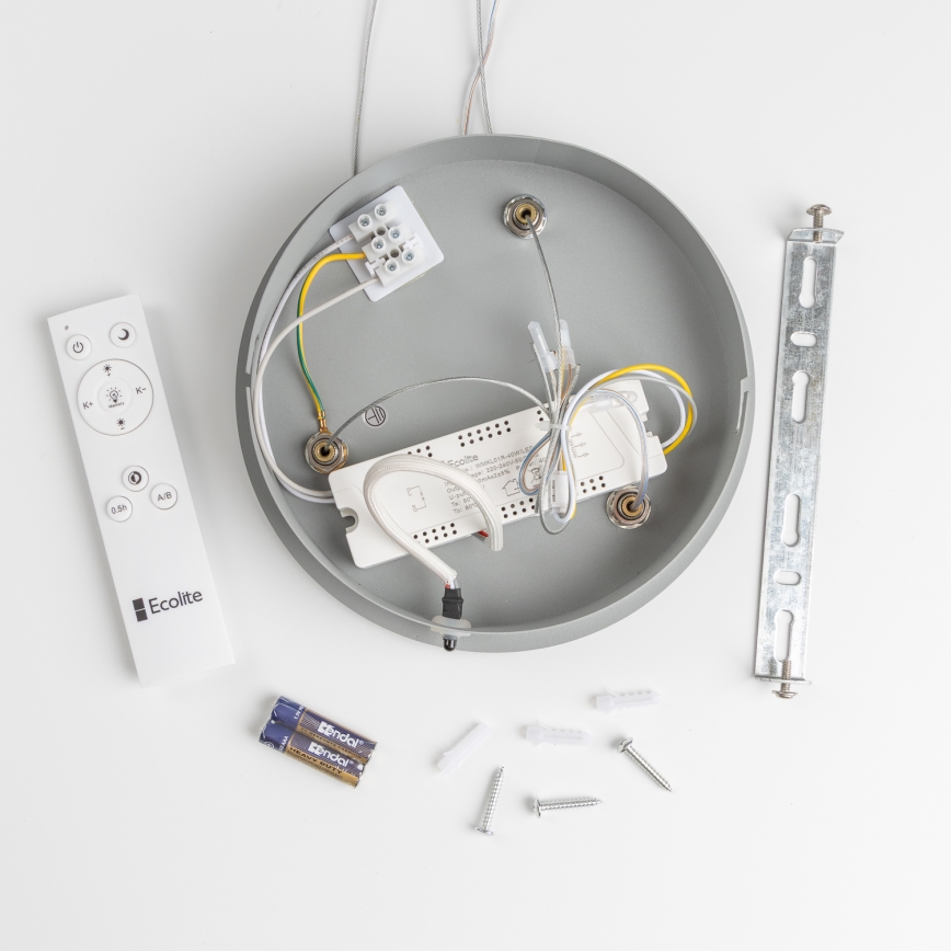 Brilagi - LED Reguliuojamas pakabinamas sietynas FALCON LED/40W/230V 3000-6500K pilkas + valdymo pultas