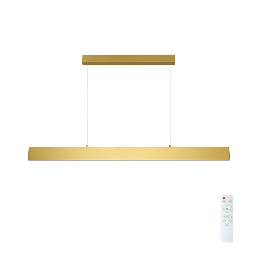 Brilagi - LED Reguliuojamas pakabinamas sietynas SLIMLINE LED/40W/230V 3000-6000K auksas + nuotolinio valdymo pultas