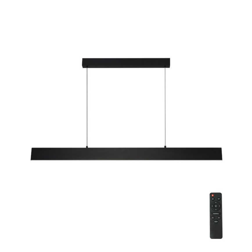Brilagi - LED Reguliuojamas pakabinamas sietynas SLIMLINE LED/40W/230V 3000-6000K juoda + nuotolinio valdymo pultas