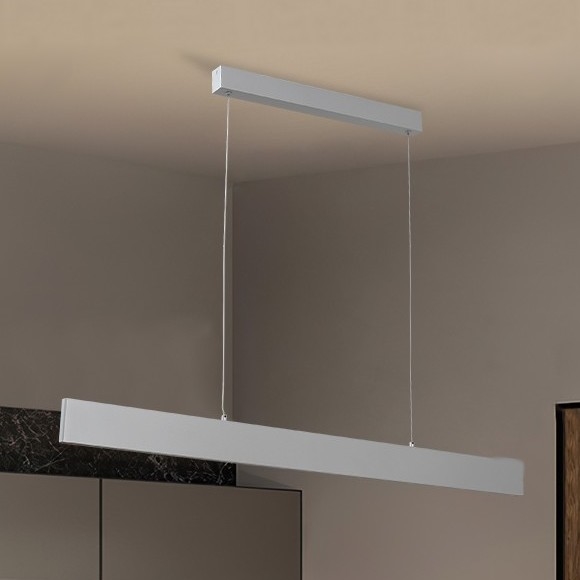 Brilagi - LED Reguliuojamas pakabinamas sietynas SLIMLINE LED/40W/230V 3000-6000K sidabras + nuotolinio valdymo pultas