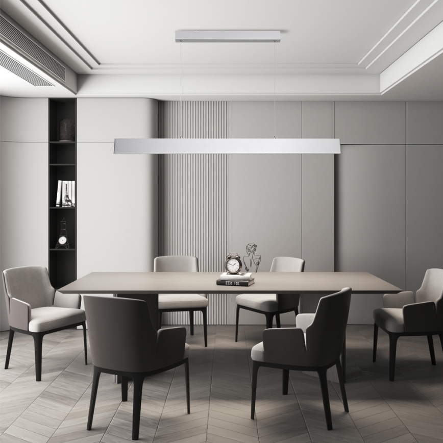 Brilagi - LED Reguliuojamas pakabinamas sietynas SLIMLINE LED/40W/230V 3000-6000K sidabras + nuotolinio valdymo pultas