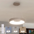 BRILAGI - LED reguliuojamas pakabinamas šviestuvas ant laido FALCON II LED/67W/230V 3000-6500K pr. 40 cm smėlio spalvos + nuotolinis valdymas