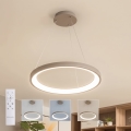 BRILAGI - LED Reguliuojamas pakabinamas šviestuvas ant laido FALCON SLIM LED/42W/230V 3000-6500K Ø 50 cm smėlinė + su nuotolinio valdymo pultu