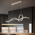 Brilagi - LED reguliuojamas pakabinamas šviestuvas ant laido SIGNATURE LED/55W/230V 3000-6000K 120x23 cm balta + su nuotoliniu pultu