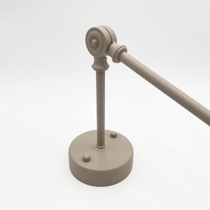 BRILAGI - LED reguliuojamas pakabinamas šviestuvas ant strypo IRONBEAM 1xE27/60W/230V smėlio spalvos