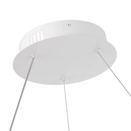 Brilagi - dimeriuojama LED liustra ant laido TWISTER LED/75W/230V 3000-6000K Ø 70 cm balta + nuotolinis pultas
