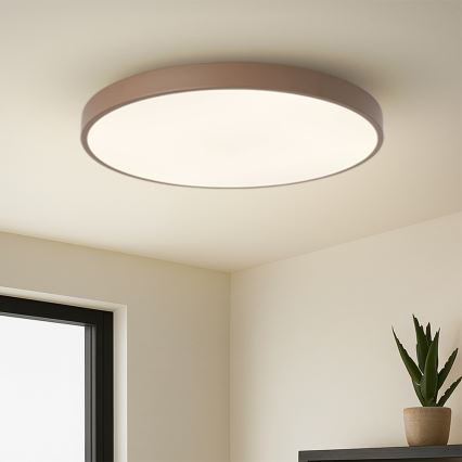 Brilagi – dimeriuojamas LED šviestuvas POOL SMART LED/100W/230V Ø 80 cm 3000–6000K Wi‑Fi (Tuya) + nuotolinis valdymas, ruda
