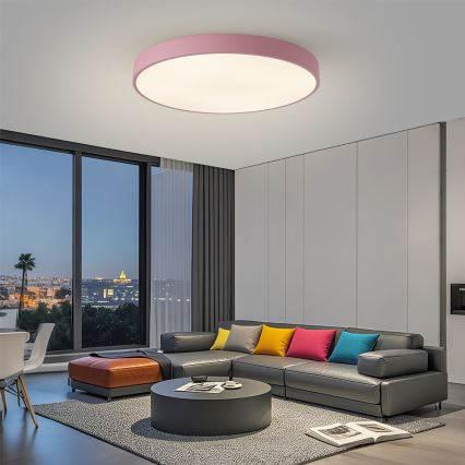 Brilagi - dimeriuojamas LED šviestuvas POOL SMART LED/100W/230V skersmuo 80 cm 3000-6000K Wi-Fi Tuya + nuotolinis valdymas rožinė