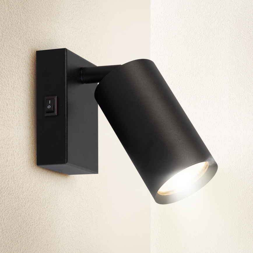 Brilagi - LED reguliuojamas sieninis taškinis šviestuvas SELE 1xGU10/6,5W/230V 2700-6500K juodas