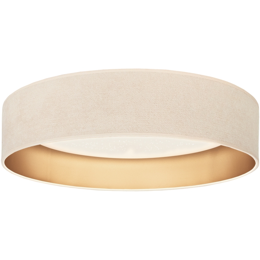 BRILAGI - Dimeriuojamas LED lubų šviestuvas VELVET SMARTIX STARS LED/36W/230V 3000–6000K skersmuo 55 cm kreminė/auksinė Wi‑Fi Tuya Beacon + nuotolinis valdymas