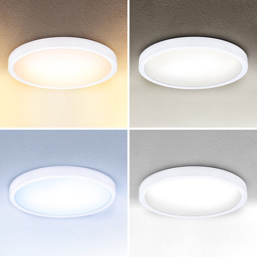 Brilagi - LED Pritemdomas lubinis šviestuvas ESTELA LED/36W/230V 3000-6500K ø 30 cm balta + nuotolinio valdymo pultas