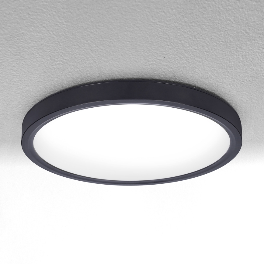 Brilagi - LED Pritemdomas lubinis šviestuvas ESTELA LED/48W/230V 3000-6500K ø 40 cm juoda + nuotolinio valdymo pultas