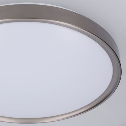 Brilagi - reguliuojamas LED lubinis šviestuvas FANCIA LED/48W/230V 3000-6500K skersmuo 39 cm sidabrinis + nuotolinis valdymas