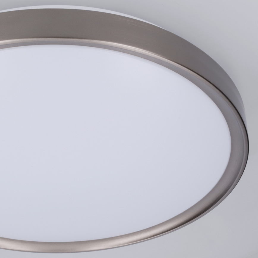 Brilagi - reguliuojamas LED lubinis šviestuvas FANCIA LED/48W/230V 3000-6500K skersmuo 39 cm sidabrinis + nuotolinis valdymas