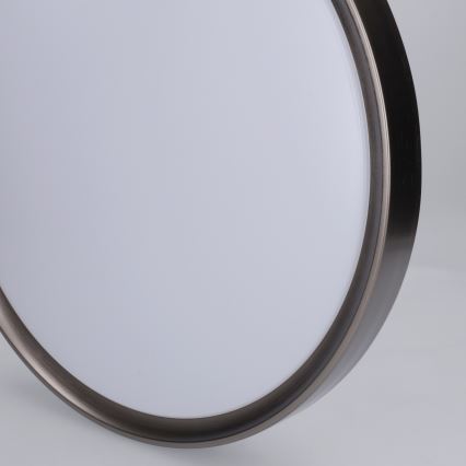 Brilagi - LED dimeriuojamas lubų šviestuvas FANCIA LED/48W/230V 3000-6500K Ø 39 cm antracito spalvos + nuotolinis valdymas