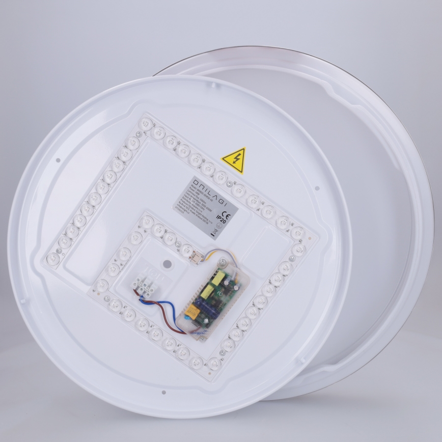 Brilagi - LED dimeriuojamas lubų šviestuvas FANCIA LED/48W/230V 3000-6500K Ø 39 cm antracito spalvos + nuotolinis valdymas