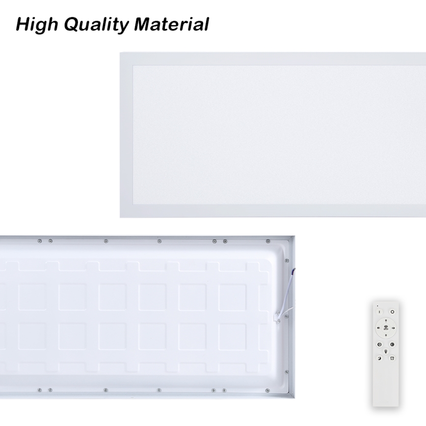 Brilagi - LED pritemdomas lubinis vonios šviestuvas FRAME SMART LED/30W/230V 30x60 cm 3000-6000K IP44 balta + nuotolinio valdymo pultas
