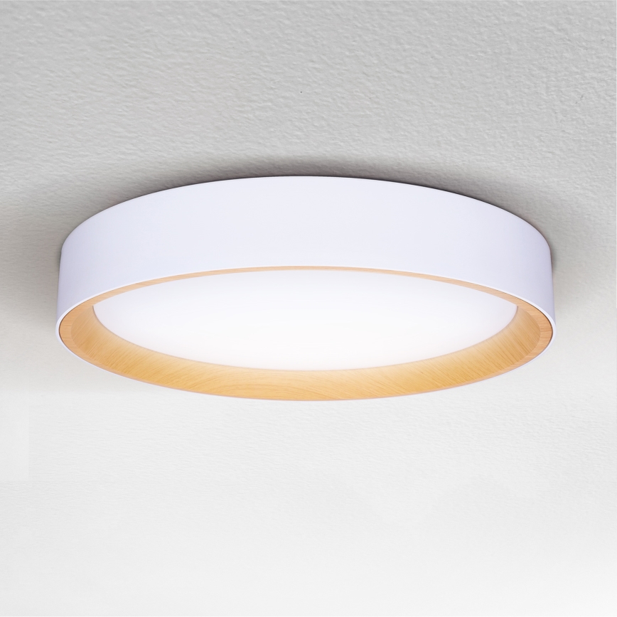 Brilagi - LED Pritemdomas lubinis šviestuvas LARIOS LED/60W/230V 3000-6500K ø 49 cm balta + nuotolinio valdymo pultas