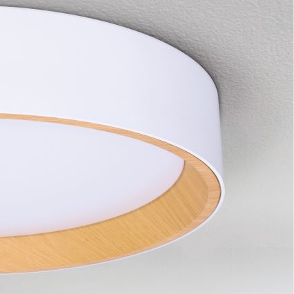 Brilagi - LED Pritemdomas lubinis šviestuvas LARIOS LED/60W/230V 3000-6500K ø 49 cm balta + nuotolinio valdymo pultas