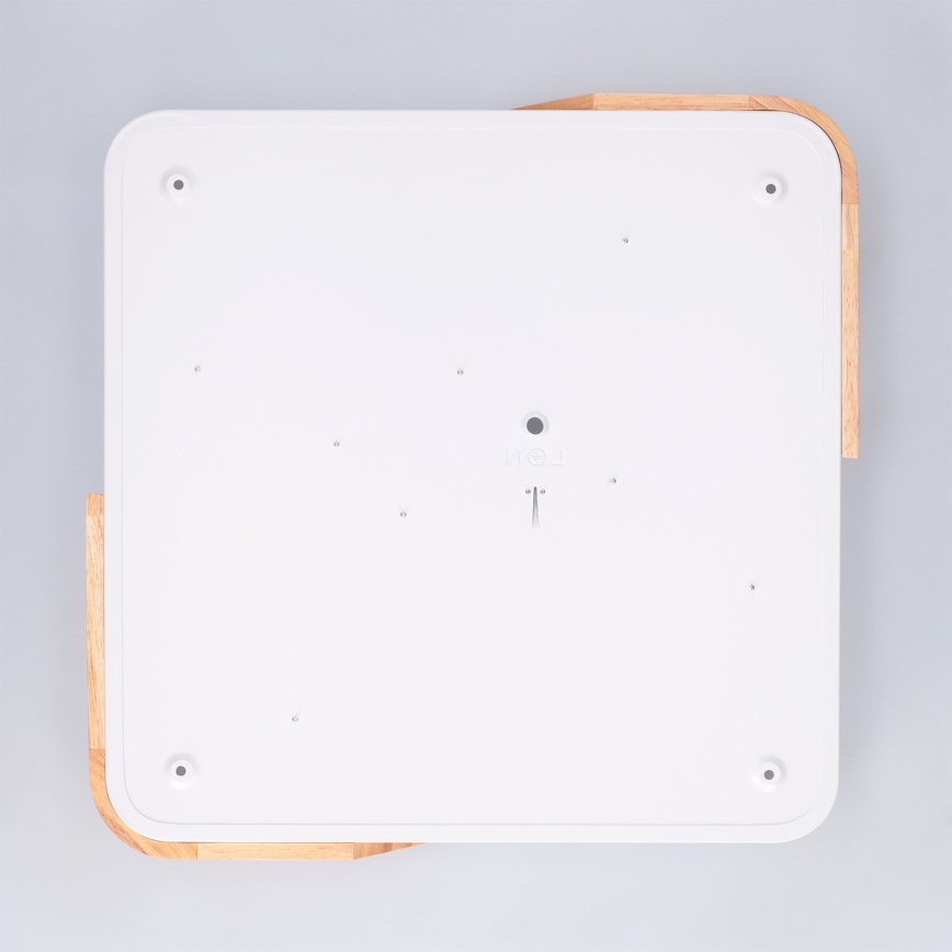 Brilagi - Dimeriuojamas LED lubų šviestuvas PILANA LED/48W/230V 3000-6500K ąžuolas/balta 42x42 cm + nuotolinis valdymas