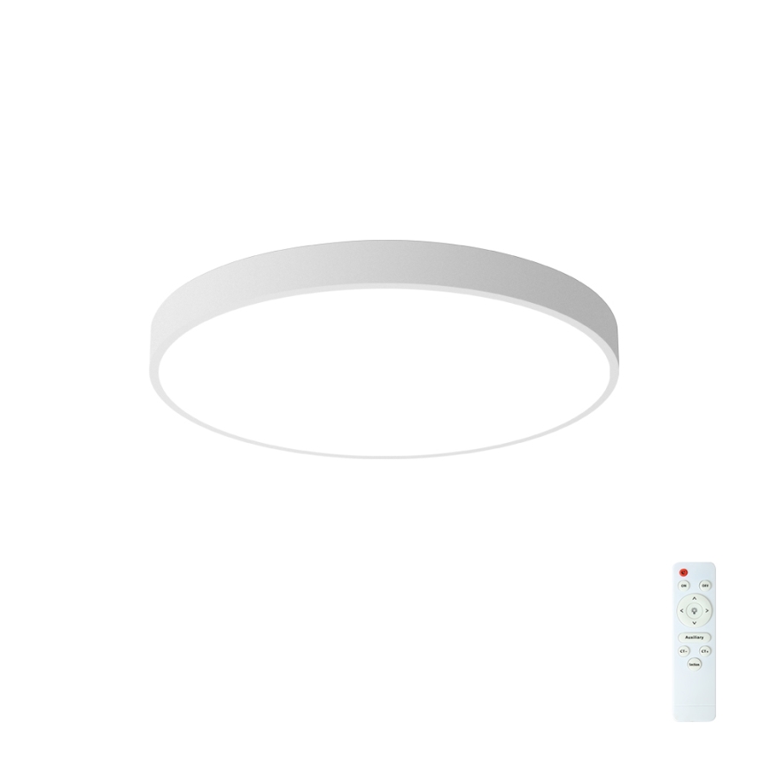 Brilagi - LED Reguliuojamas lubų šviestuvas POOL LED/60W/230V 3000-6000K Ø 60 cm baltas + nuotolinio valdymo pultelis