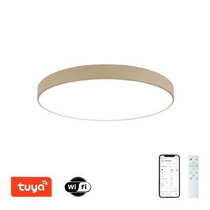 Brilagi - LED pritemdomas lubų šviestuvas POOL SMART LED/100W/230V 3000-6000K 80 cm smėlinė Wi-Fi Tuya + nuotolinis pultas