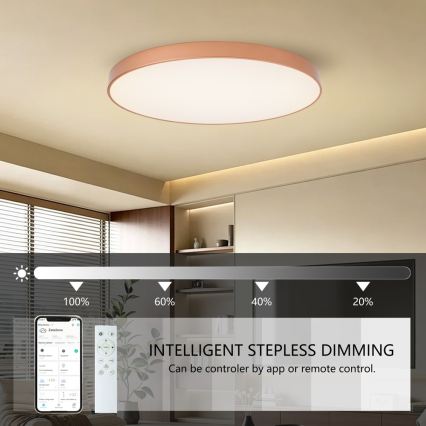 BRILAGI - LED dimeriuojamas lubinis šviestuvas POOL SMART LED/128W/230V 100 cm 3000-6000K Wi-Fi Tuya vario spalvos + nuotolinio valdymo pultas