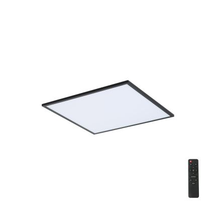 Brilagi - LED Pritemdomas lubinis šviestuvas SLIMFRAME LED/36W/230V 45x45 cm 3000-6000K juoda + nuotolinio valdymo pultas