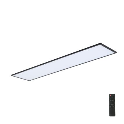 Brilagi - LED Pritemdomas lubinis šviestuvas SLIMFRAME LED/58W/230V 120x30 cm 3000-6000K juoda + nuotolinio valdymo pultas