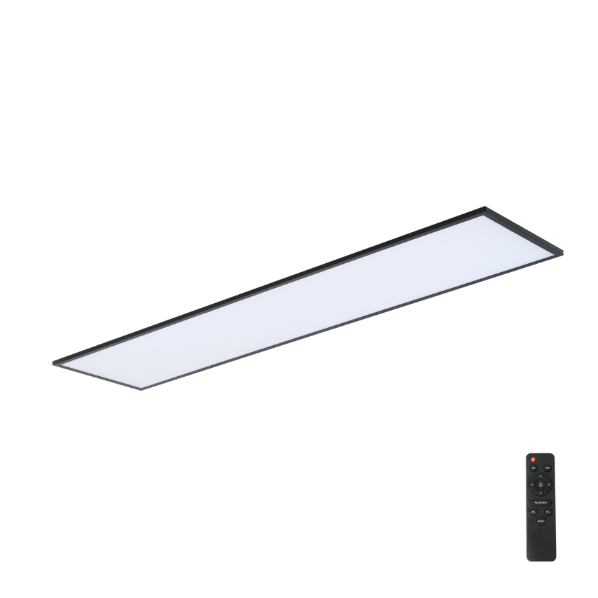 Brilagi - LED Pritemdomas lubinis šviestuvas SLIMFRAME LED/58W/230V 120x30 cm 3000-6000K juoda + nuotolinio valdymo pultas