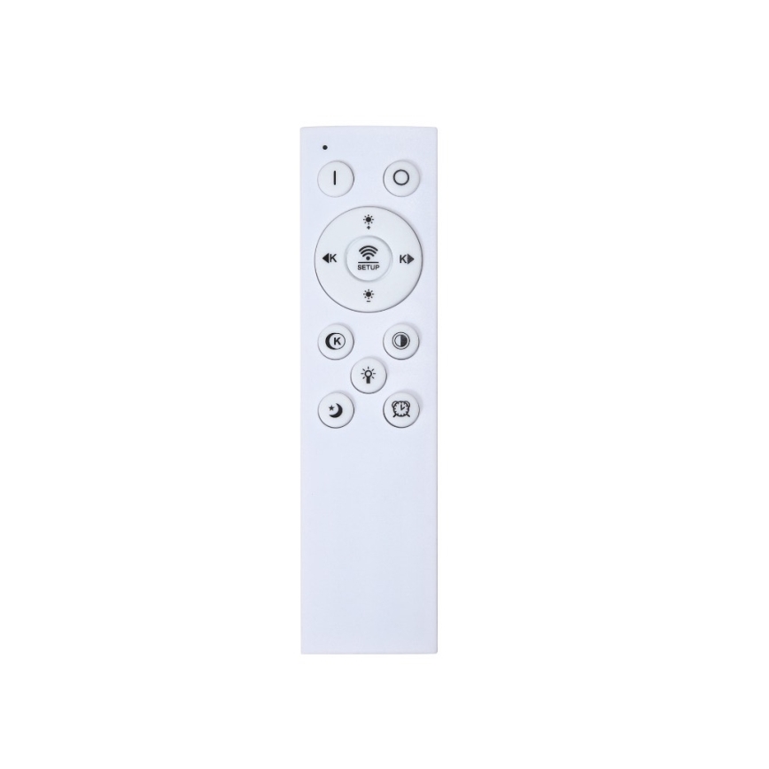 Brilagi - LED Pritemdomas lubinis šviestuvas SLIMFRAME WOOD LED/36W/230V 49,5x49,5 cm 3000-6000K tamsiai ruda + nuotolinio valdymo pultas