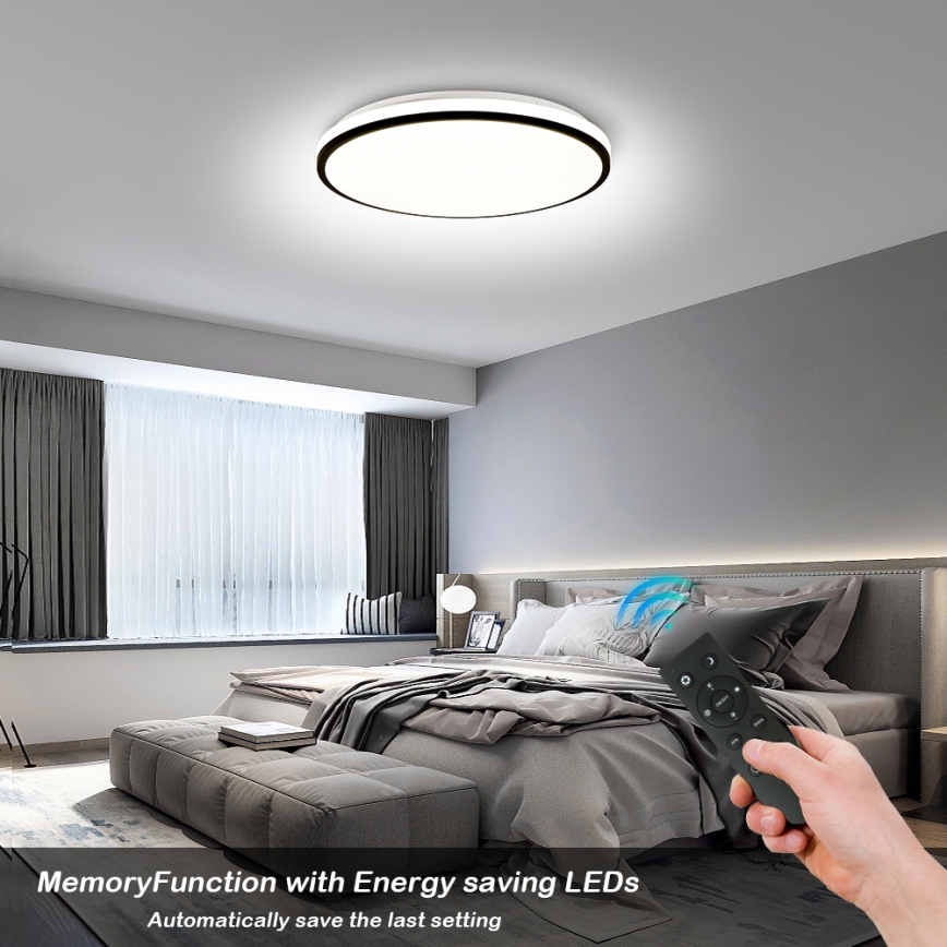 Brilagi - LED Pritemdomas lubinis šviestuvas SMART LED/36W/230V 3000-6000K diametras 45 cm Wi-Fi Tuya + nuotolinio valdymo pultas