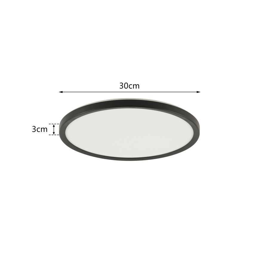 Brilagi - LED Reguliuojamas šviestuvas su jutikliu ULTRA SLIM LED/18W/230V diametras 30 cm + nuotolinio valdymo pultas