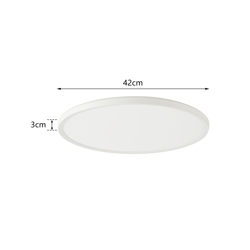 Brilagi - LED Reguliuojamas šviestuvas Su motion ir dusk jutiklis ULTRA SLIM LED/24W/230V diametras 42 cm + nuotolinio valdymo pultas