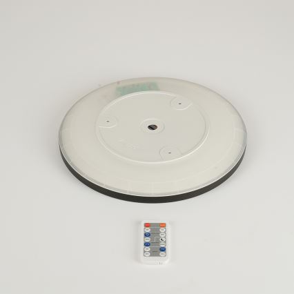 Brilagi - LED reguliuojamas šviestuvas su judesio ir sutemų jutikliu ULTRA PLONAS LED/18W/230V skersmuo 30 cm + nuotolinio valdymo pultas