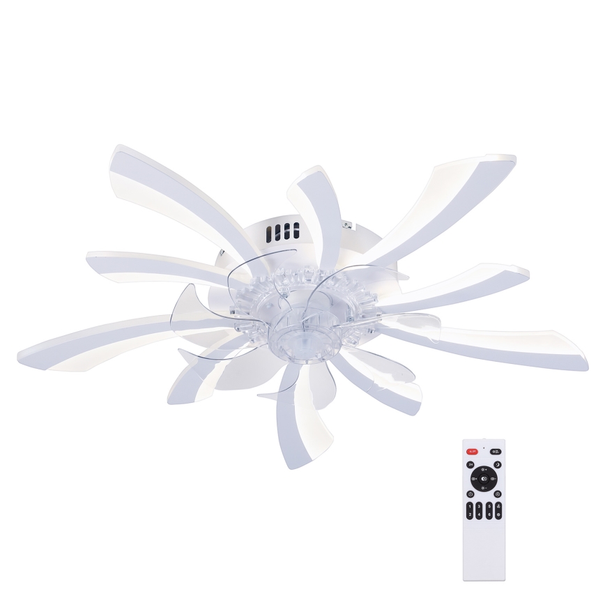 Brilagi - LED reguliuojamas lubų šviestuvas su ventiliatoriumi LED/50W/230V 3000-6500K baltas + nuotolinio valdymo pultas