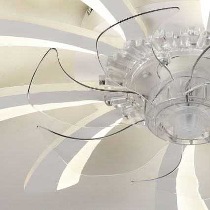 Brilagi - LED reguliuojamas lubų šviestuvas su ventiliatoriumi LED/50W/230V 3000-6500K baltas + nuotolinio valdymo pultas