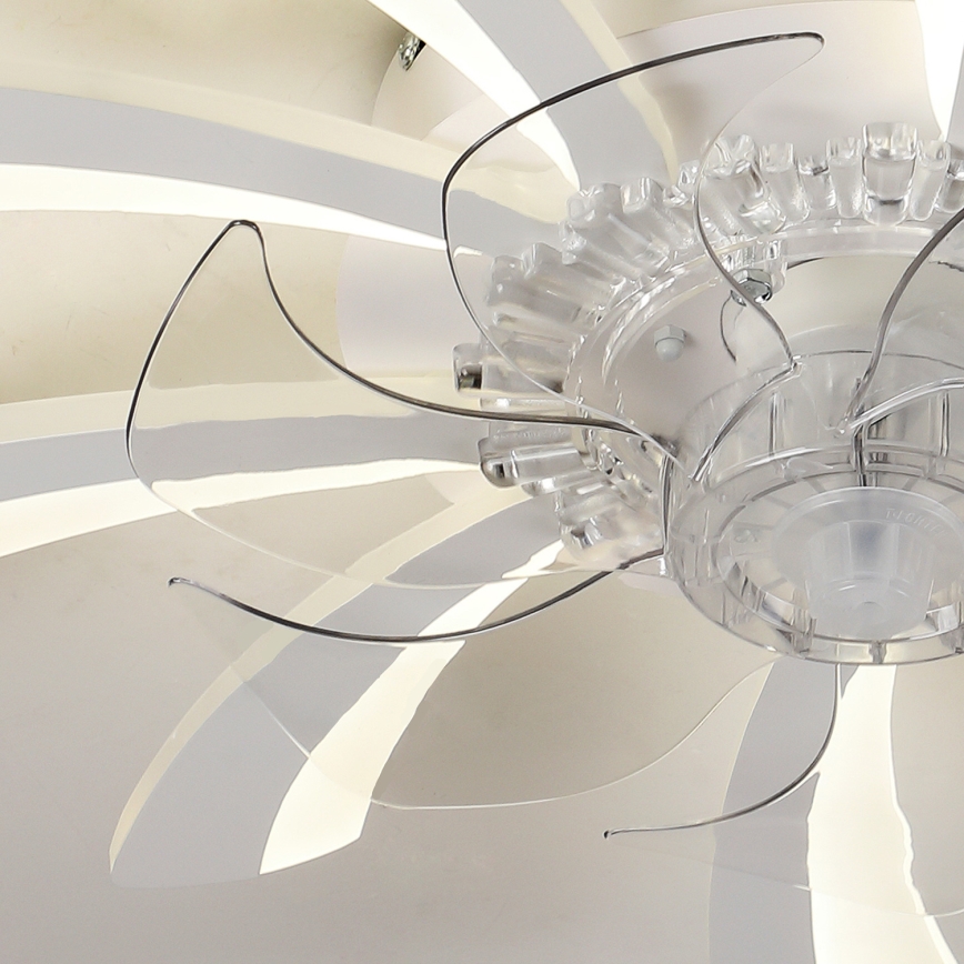 Brilagi - LED reguliuojamas lubų šviestuvas su ventiliatoriumi LED/50W/230V 3000-6500K baltas + nuotolinio valdymo pultas
